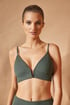 Dubbelzijdige bikinitop Maaji Crocodile Green Parade 3189STR007_01 - groen