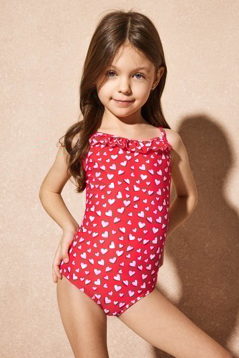 Mädchen-Badeanzug Heart II