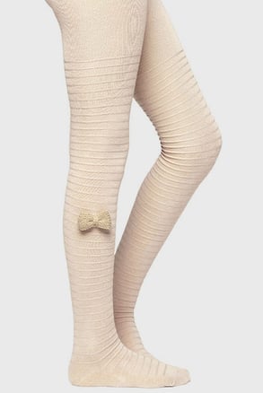 Čarape s gaćicama za djevojčice s mašnicom