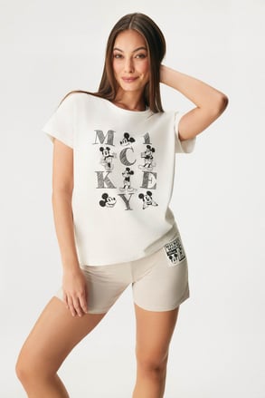 Damen-Pyjama Arleth kurz