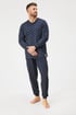 Pánské bavlněné pyžamo Pure Cotton  s dlouhými nohavicemi I 337a7733-0c5d-4728-63ad-d7664e0d1000 - námořnická modrá