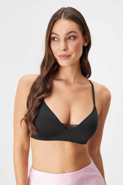 Bh Tommy Hilfiger Comfort Lace voorgevormd zonder beugel zwart