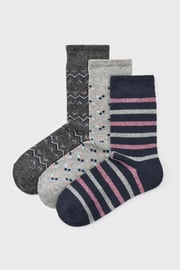 3PACK чорапи Wool по-дълги
