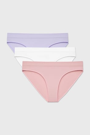 3PACK Flexi varrásmentes bikini bugyi