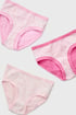 3PACK Σλιπ για κορίτσια Pinky Promise βαμβακερό 3PAB104E603_kal_01