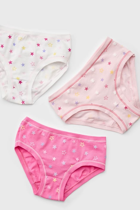 3PACK Dívčí kalhotky Hearts star