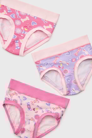 3PACK Σλιπ για κορίτσια Sweetie Sweets βαμβακερό