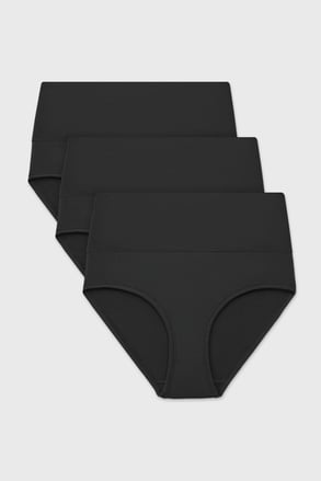 3PACK klassieke slips Bamboo Soft met hoge taille