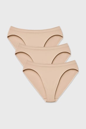 3PACK Majtki klasyczne Flexi bezszwowe
