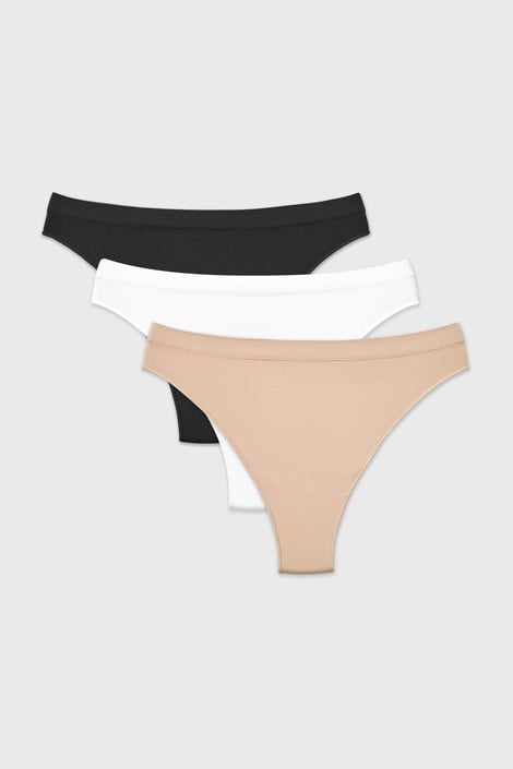3PACK Klasične gaćice Flexi Bikiny bešavne