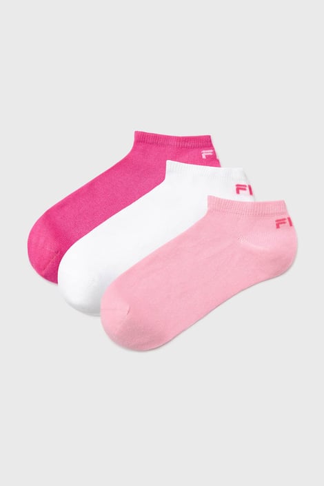 3PACK Pamučne čarape FILA Invisible do gležnja