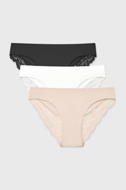3PACK Bikiny kalhotky Simple Lace