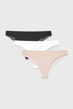 3PACK Tangá Simple Lace
