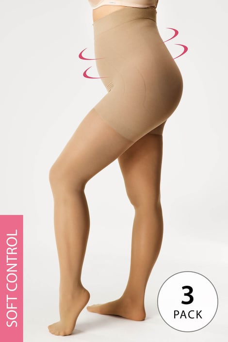 3PACK Plus size Push-Up 20 DEN alakformáló harisnyanadrág 3PACK Plus size Push-Up 20 DEN alakformáló harisnyanadrág