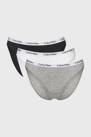 3PACK Calvin Klein Carousel II klasszikus női alsó