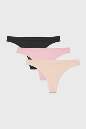 3PACK Tanga RIB