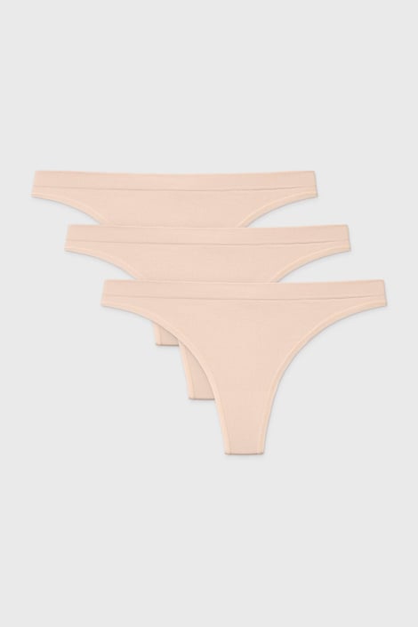 3PACK chilot tanga RIB