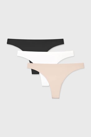 3PACK Tanga Simple