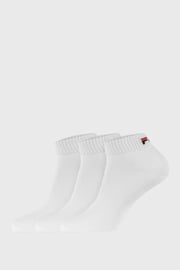 3 PACK λευκές χαμηλές κάλτσες FILA