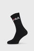3 PACK черни по-дълги чорапи FILA 3P_F9505Bl200_pon_02