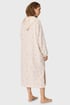 Ciepła damska koszula nocna DKNY Signature Robe długa z kapturem 3ca91a97-77ec-4e77-208b-ff15dd84b800