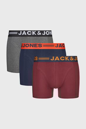 3PACK JACK AND JONES Jaclichfield pamut boxeralsó