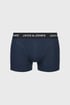 3PACK Boxerky JACK AND JONES Solid 3p12240254_box_15 - modrá