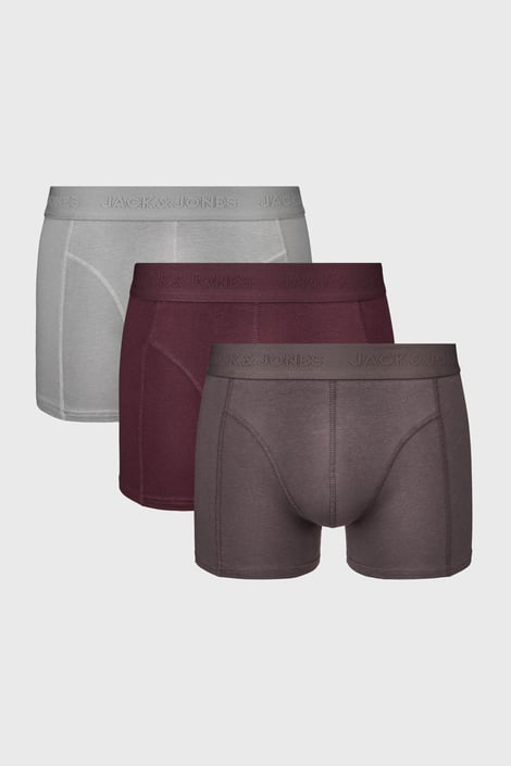 3PACK JACK AND JONES JACOrdinary pamut boxeralsó 3PACK JACK AND JONES JACOrdinary pamut boxeralsó