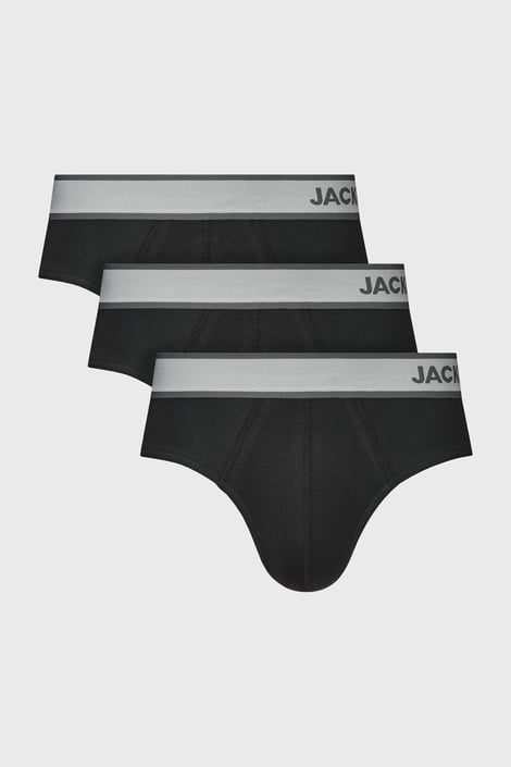 3PACK Bavlnené slipy JACK AND JONES JACEaston 3PACK Bavlnené slipy JACK AND JONES JACEaston