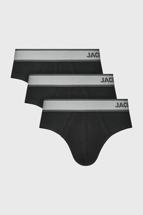 3PACK Bavlnené slipy JACK AND JONES JACEaston 3PACK Bavlnené slipy JACK AND JONES JACEaston