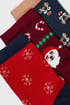 3 PACK detských ponožiek name it Christmas 3p13211374_pon_03