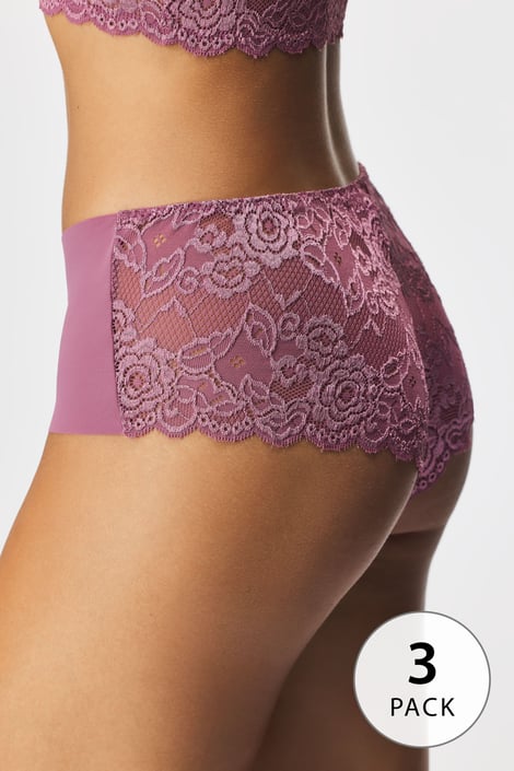 3PACK French knickers ONLY Chloe Lace