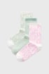 Набір із 3 пар шкарпеток ONLY Ronja 3p15316495_pon_06 - зелено-рожевий