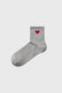 3 PACK Ponožky ONLY Heart členkové 3p15316648_pon_04 - viacfarebná