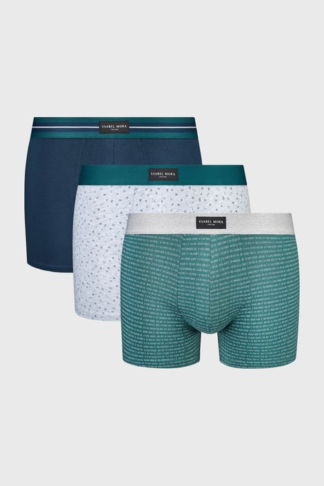 3PACK Rowe pamut boxeralsó