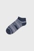 3 PACK Ponožky Wrangler Howitt členkové 3p25101_pon_03 - modrá