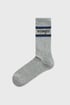 3PACK Sportovní ponožky Wrangler Frew vysoké 3p25111_pon_04 - černobílá