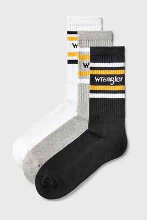 3PACK Sportovní ponožky Wrangler Mallon vysoké 3PACK Sportovní ponožky Wrangler Mallon vysoké