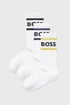 3PACK чорапи BOSS Rib Stripe 3p50469371_pon_10 - бял