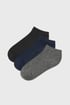 3 PACK čarapa do gležnja od bambusa MEN-A 3pATXmen_014_pon_23