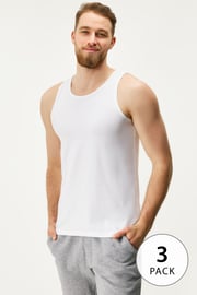 3PACK Bombažna majica brez rokavov MEN-A Jared 3PACK Bombažna majica brez rokavov MEN-A Jared