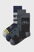 3PACK Ponožky Debox Bike vysoké 3pDeboxC_pon_01