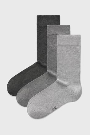 3PACK Skarpetki bambusowe Ekol wysokie