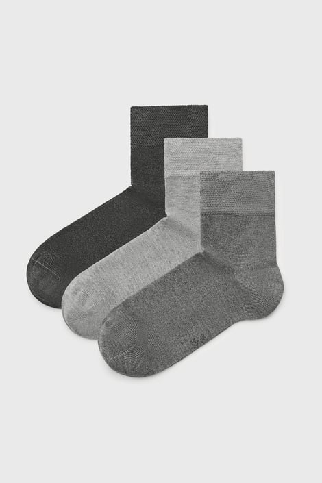 3PACK Kratke bambusove nogavice Ekom