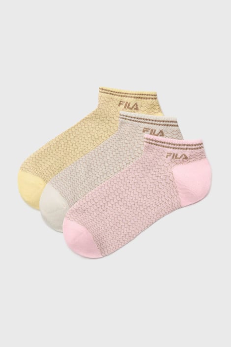 3PACK Čarape FILA Ice Cream do gležnja