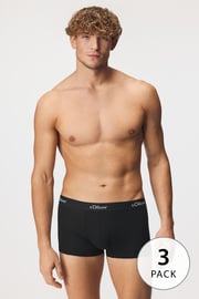 3 PACK боксерки s.Oliver Hipster Basic