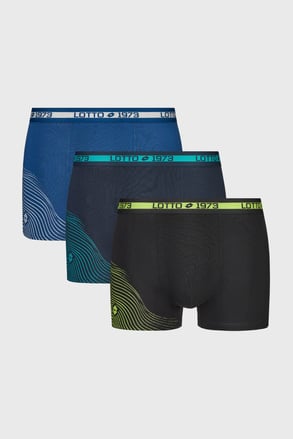 3PACK Boxeri din bumbac Dunn
