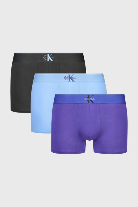 3PACK katoenen boxershorts Calvin Klein met lage taille