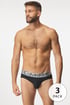 3 PACK Slipy Calvin Klein Steel Cotton 3pNB3129A_sli_03