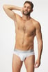 3PACK Slipy Calvin Klein Steel Cotton 3pNB3129A_sli_06 - černošedá